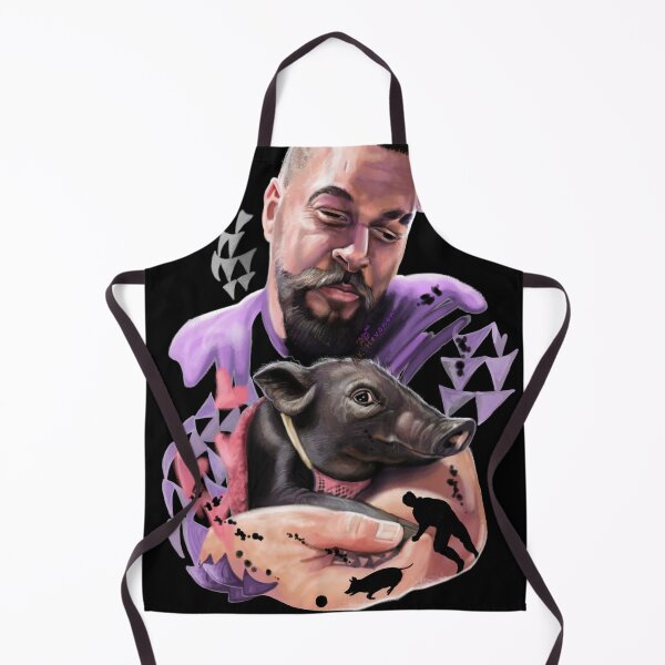 Item preview, Jason Momoa & little pig Painting designed and sold by AK-Hevonen.