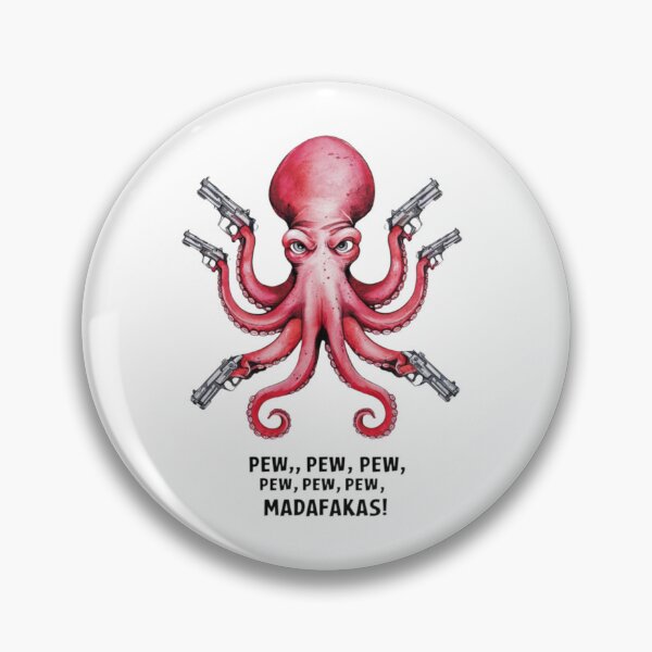 Item preview, Badass Octopus gunslinger, funnyfits70, Humor, Funny designed and sold by FunnyFits70.