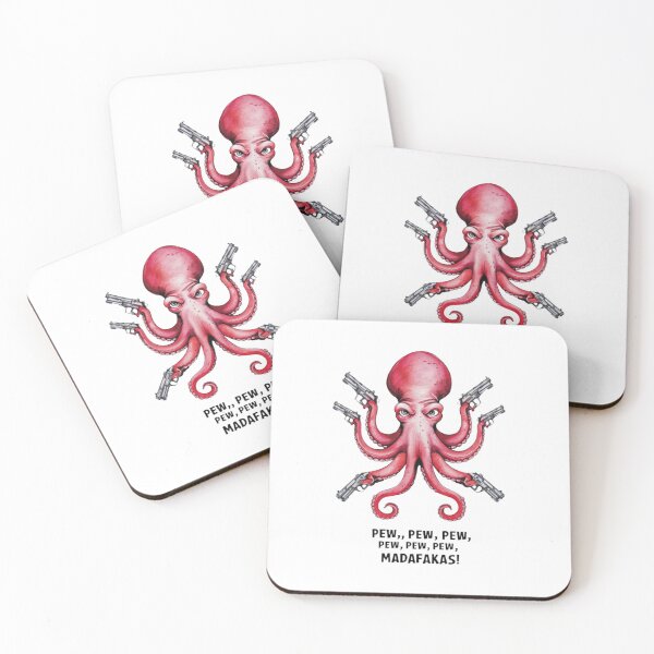 Item preview, Badass Octopus gunslinger, funnyfits70, Humor, Funny designed and sold by FunnyFits70.