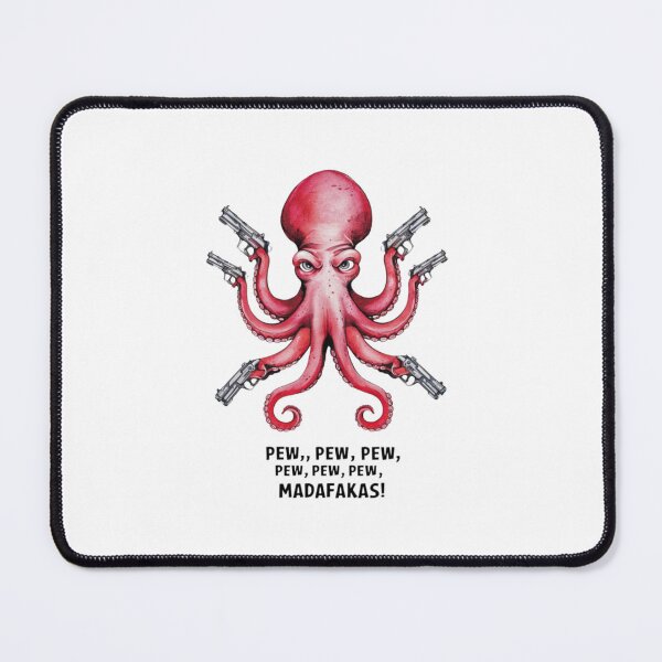 Item preview, Badass Octopus gunslinger, funnyfits70, Humor, Funny designed and sold by FunnyFits70.