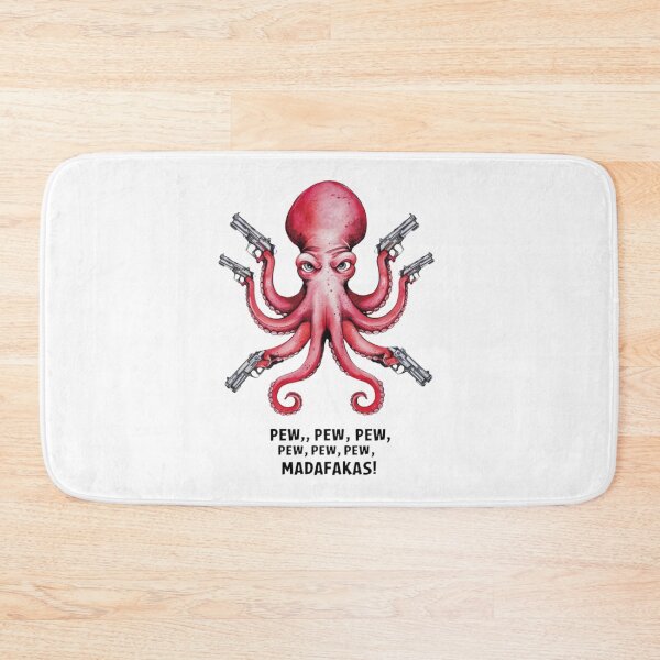 Item preview, Badass Octopus gunslinger, funnyfits70, Humor, Funny designed and sold by FunnyFits70.