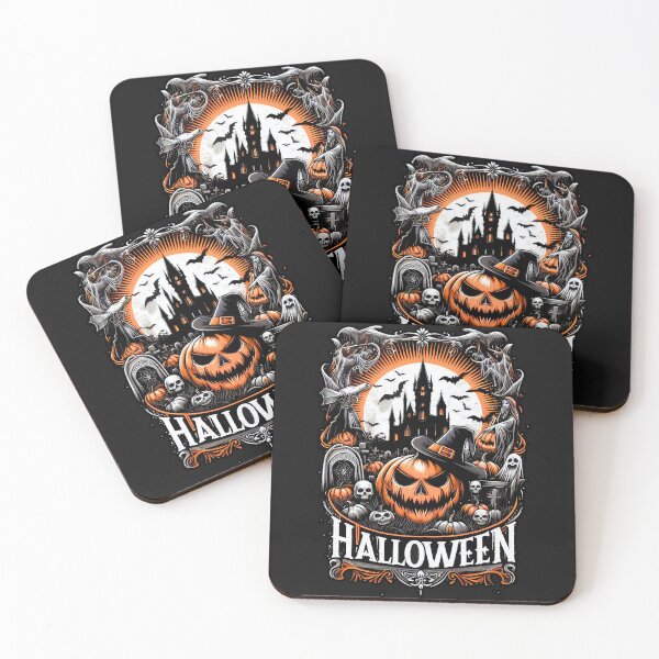 Item preview, Haunted Halloween Night T-Shirt Design designed and sold by HAFIZ-DP.