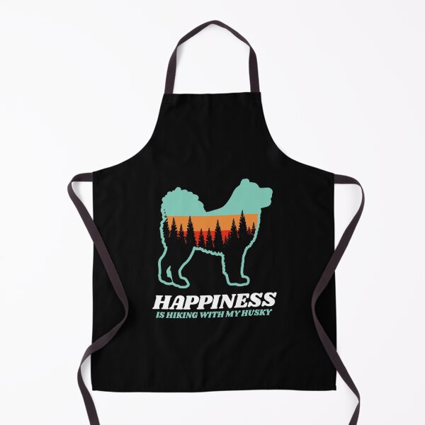 Item preview, Happiness Is Hiking With My Husky Gift designed and sold by Guarddogdrive.