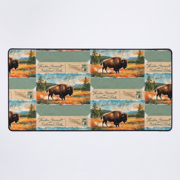 Item preview, Theodore Roosevelt National Park Postcard Vintage Retro Travel designed and sold by TravelPostcardGems.