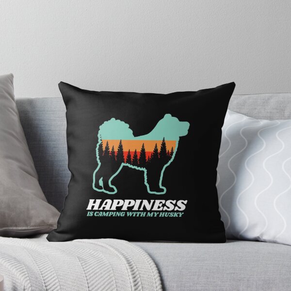Item preview, Happiness Is Camping With My Husky Gift designed and sold by Guarddogdrive.