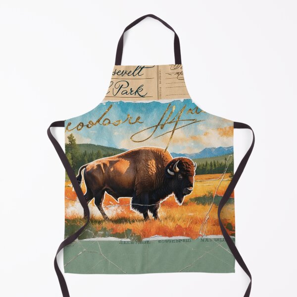 Item preview, Theodore Roosevelt National Park Postcard Vintage Retro Travel designed and sold by TravelPostcardGems.