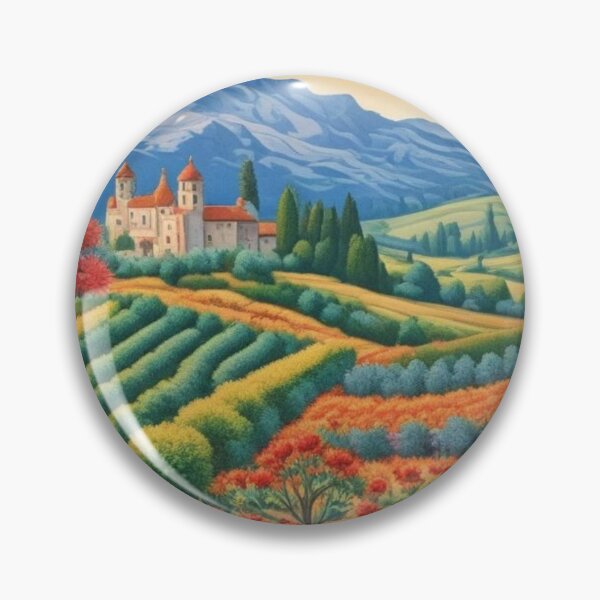 Item preview, Provencal landscape designed and sold by GasconyPassion.