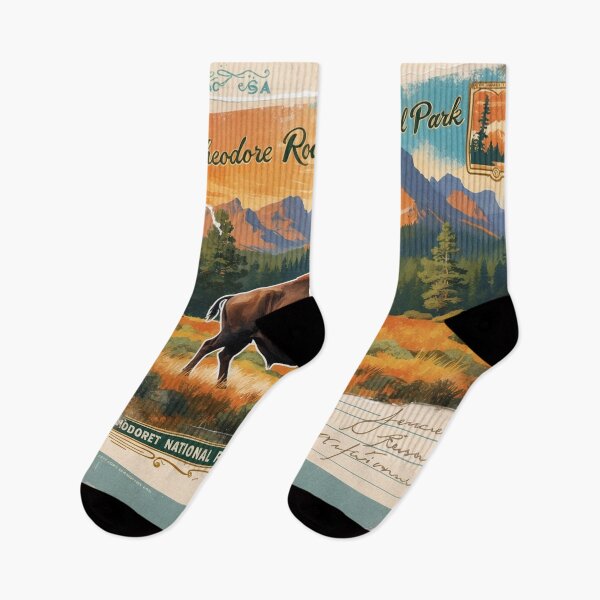 Item preview, Theodore Roosevelt National Park Postcard Vintage Retro Travel designed and sold by TravelPostcardGems.