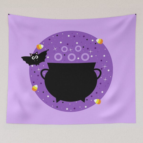 Item preview, Halloween Cauldron, Bat, & Candy Corn designed and sold by Tulip Creators .