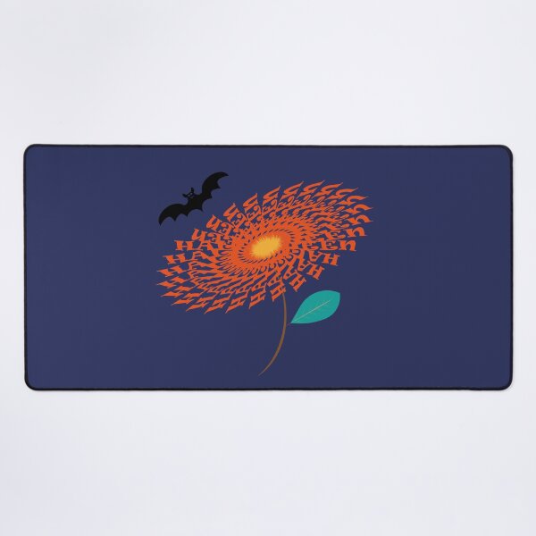 Item preview, Halloween theme 25a, flower, bat, pumpkin, plants, tree designed and sold by sinemsworld1.