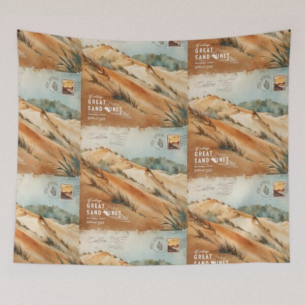 Item preview, Great Sand Dunes National Park Postcard Vintage Retro Travel designed and sold by TravelPostcardGems.