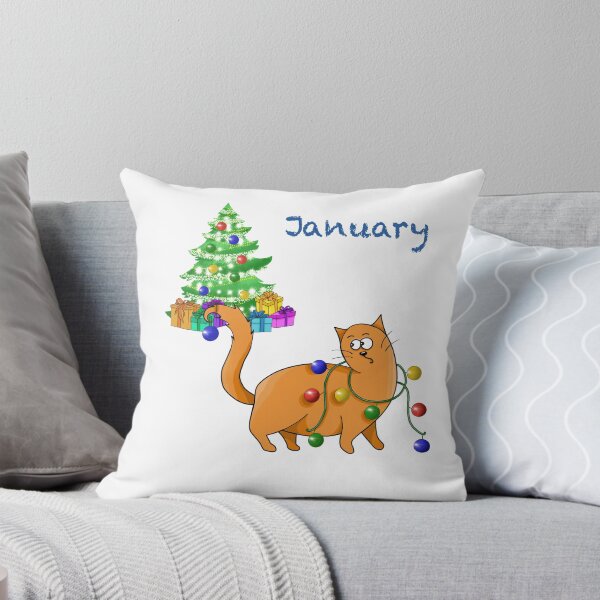 Item preview, New year calendar Adventures of a red cat. January designed and sold by Tetiana Pohurska.