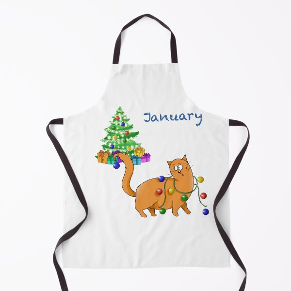 Item preview, New year calendar Adventures of a red cat. January designed and sold by Tetiana Pohurska.