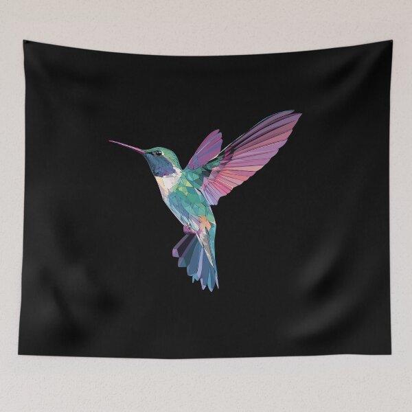 Item preview, A lively vector illustration of an elegant hummingbird in flight designed and sold by Windy-market.
