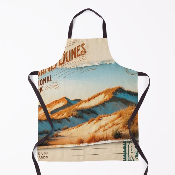 Item preview, Great Sand Dunes National Park Postcard Vintage Retro Travel designed and sold by TravelPostcardGems.
