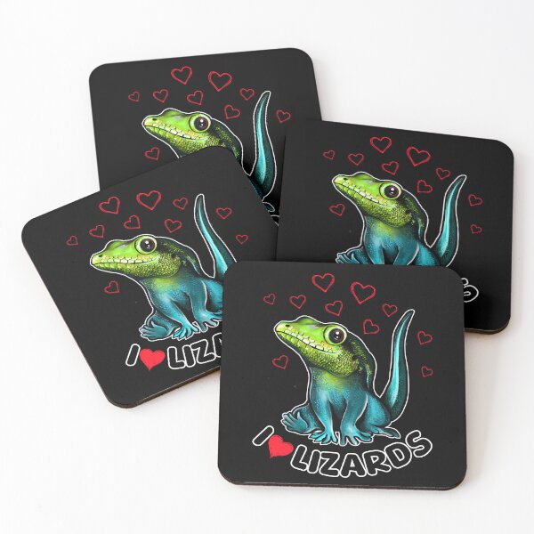 Item preview, I love lizards Cute Yellow-Headed Day Design designed and sold by BeataY6Art.