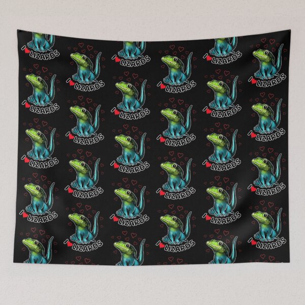 Item preview, I love lizards Cute Yellow-Headed Day Design designed and sold by BeataY6Art.