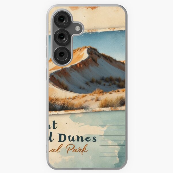 Item preview, Great Sand Dunes National Park Postcard Vintage Retro Travel designed and sold by TravelPostcardGems.