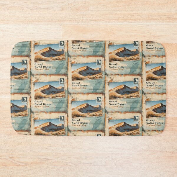Item preview, Great Sand Dunes National Park Postcard Vintage Retro Travel designed and sold by TravelPostcardGems.