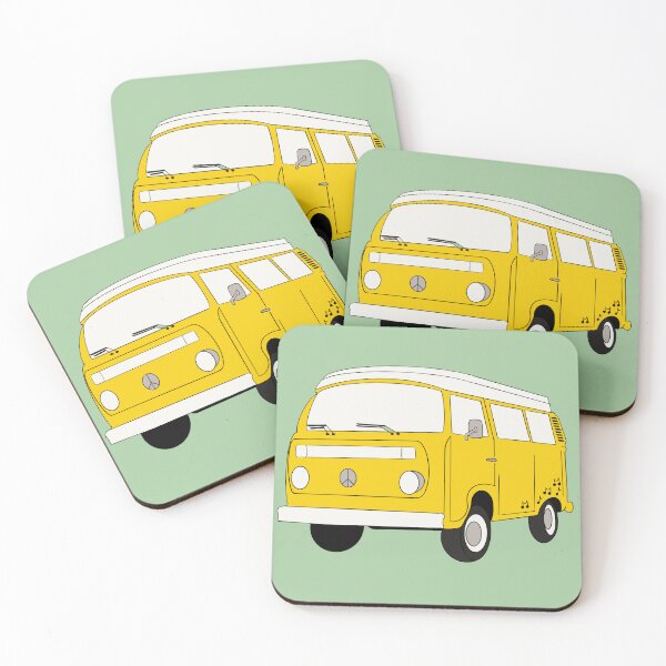Item preview, Yellow Campervan designed and sold by Befcreates.