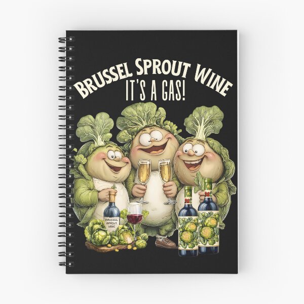 Item preview, Funny Brussel Sprout Wine T-Shirt, Comical Vegetable Print Tee, Wine Lover Humor Shirt, Unique Graphic Shirt, Cartoon Vegetable Top designed and sold by MTJ-Mushrooms.