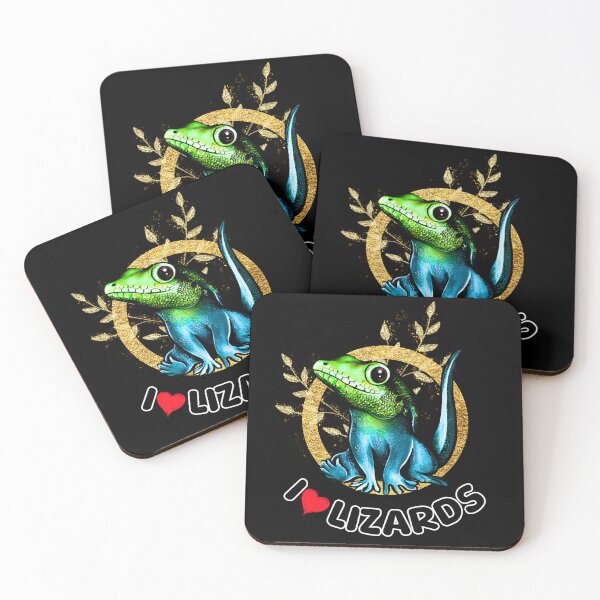 Item preview, I love lizards Cute Yellow Headed Day Design designed and sold by BeataY6Art.