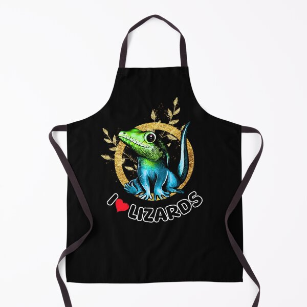 Item preview, I love lizards Cute Yellow Headed Day Design designed and sold by BeataY6Art.