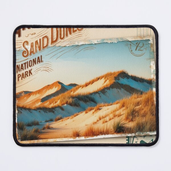 Item preview, Great Sand Dunes National Park Postcard Vintage Retro Travel designed and sold by TravelPostcardGems.