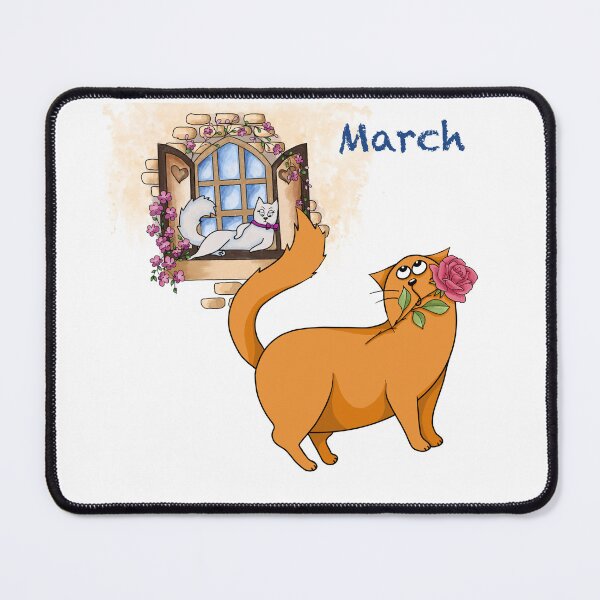 Item preview, Calendar. Adventures of a red cat. March designed and sold by Tetiana Pohurska.