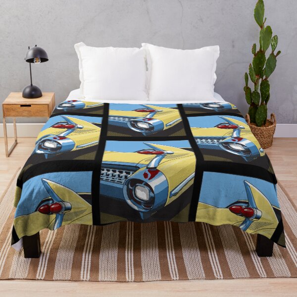 Item preview, 59 Caddy tailfin in yellow designed and sold by candc-retro.