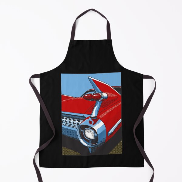Item preview, 59 Caddy tailfin in red designed and sold by candc-retro.