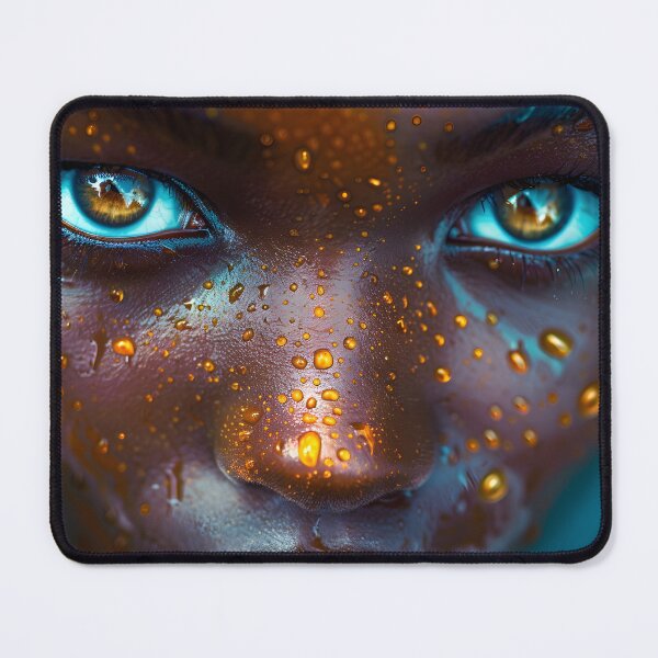 Item preview, black woman colorful portrait designed and sold by Artessie.
