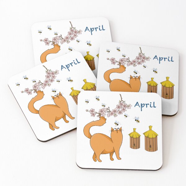 Item preview, Calendar. Adventures of a red cat. April designed and sold by Tetiana Pohurska.