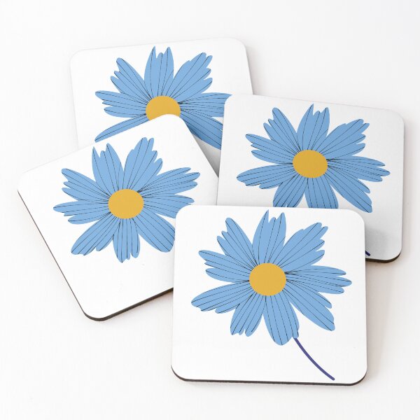 Aperçu de l'œuvre Fleur bleue à rayures créée et vendue par ByMilagra.