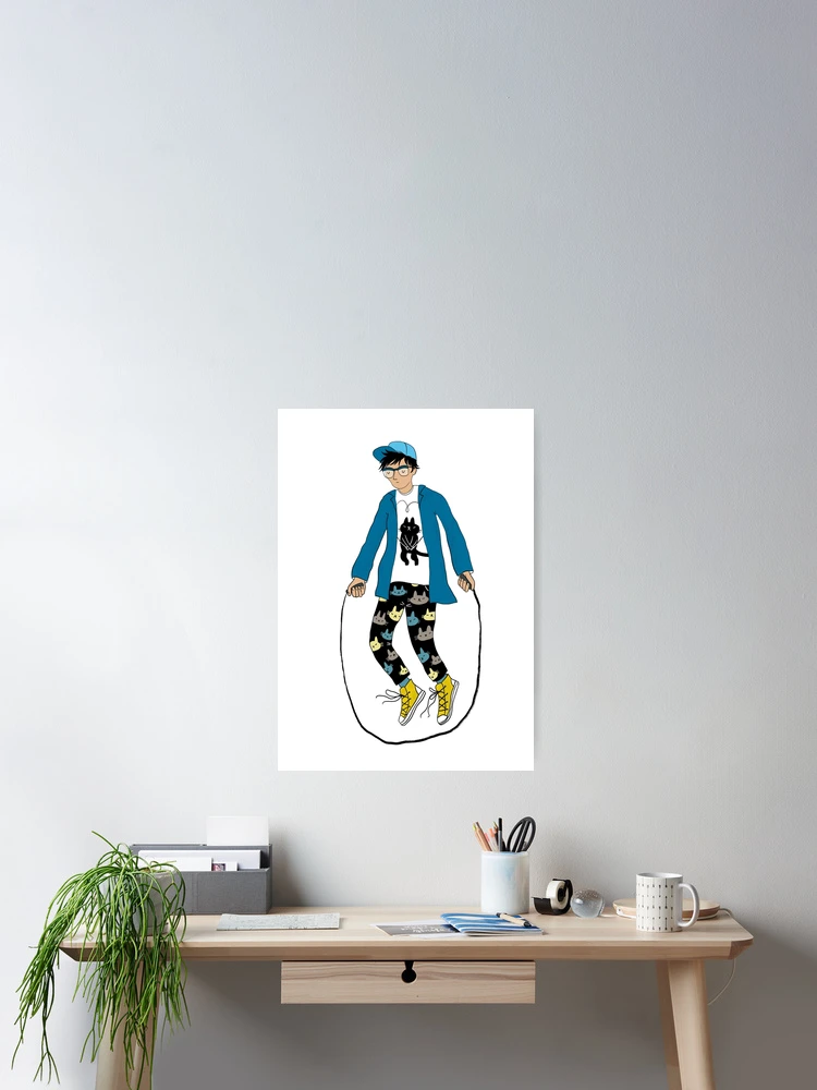 Thumbnail 2 of 3, Poster, Jump Rope Guy designed and sold by RopeSkipper.
