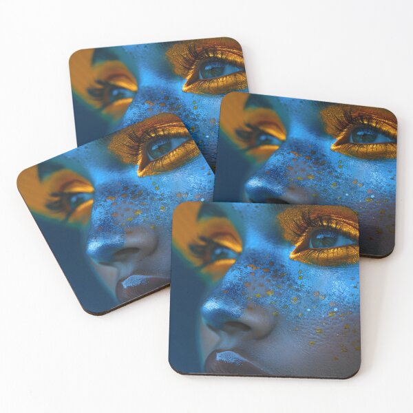 Item preview, colorful woman portrait  designed and sold by Artessie.