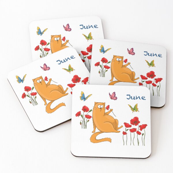 Item preview, Calendar. Adventures of a red cat. June designed and sold by Tetiana Pohurska.