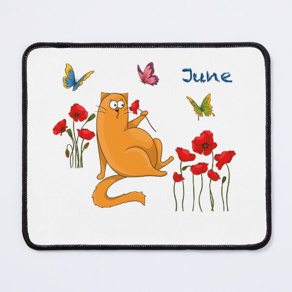 Item preview, Calendar. Adventures of a red cat. June designed and sold by Tetiana Pohurska.