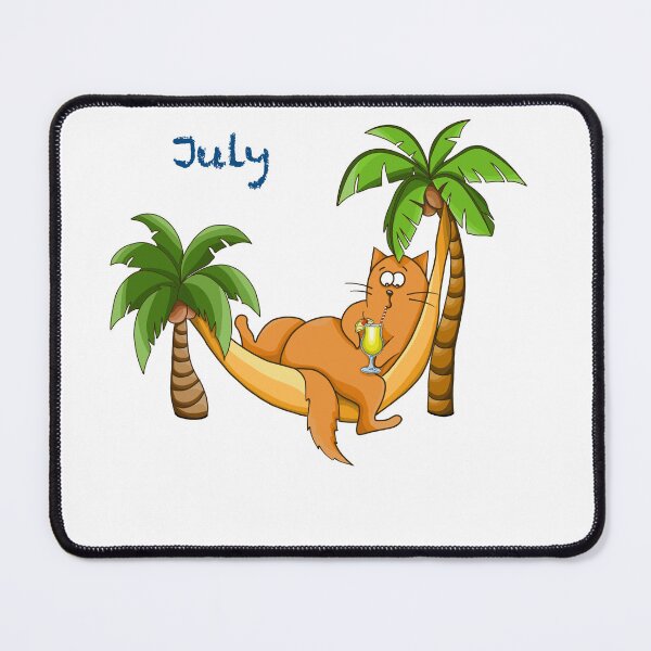 Item preview, Calendar. Adventures of a red cat. July designed and sold by Tetiana Pohurska.