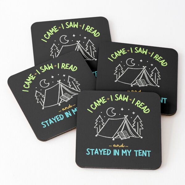 Item preview, Introvert Camping Bookworm - Wilderness Reading Escape designed and sold by BunBuntheDog-.