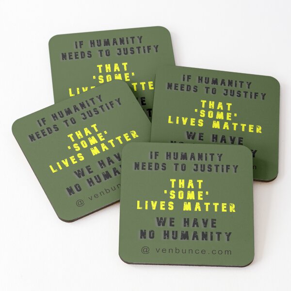 Item preview, Humanity - Some Lives Matter designed and sold by AlienAlmanac.