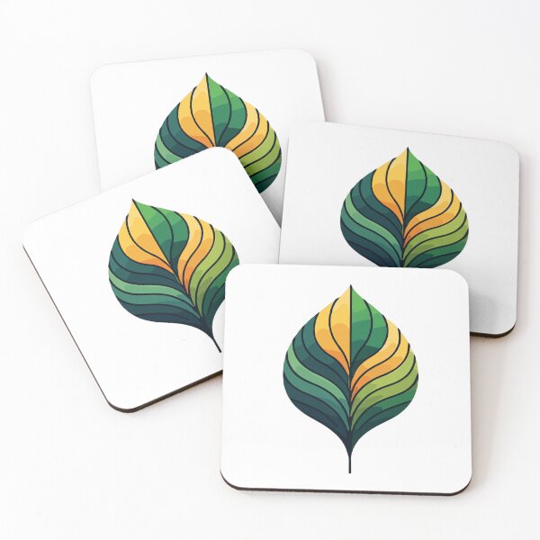 Item preview, Minimalist leaf design designed and sold by LongIslandDesgn.