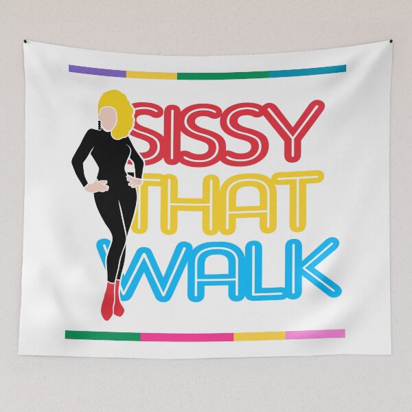 Item preview, RuPaul Drag Race Sissy That Walk Cartoon PopArt Drawing designed and sold by Henrylizarraga.