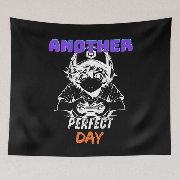 Item preview, Another Perfect Day Gaming - Gamer Anime Design designed and sold by tuschollos.