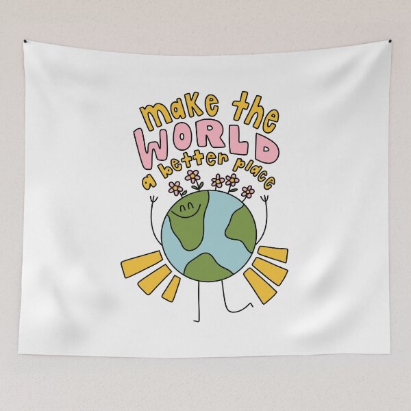 Item preview, Make The World A Better Place Happy Earth designed and sold by GraceMakes03.
