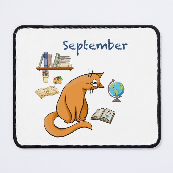 Item preview, Calendar. Adventures of a red cat. September designed and sold by Tetiana Pohurska.