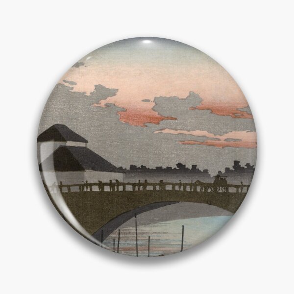 Artikelvorschau, Abendrot über der Asakusa-Brücke von Inoue Yasuji entworfen und verkauft von Takeda-art.
