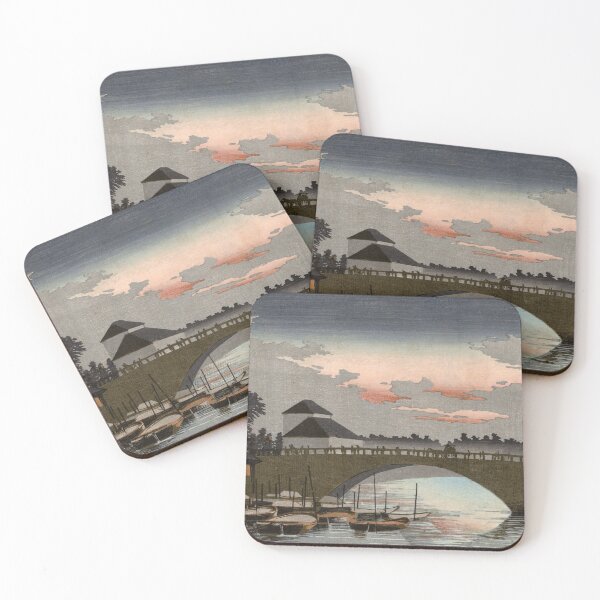 Item preview, Evening Glow over Asakusa Bridge by Inoue Yasuji  designed and sold by Takeda-art.