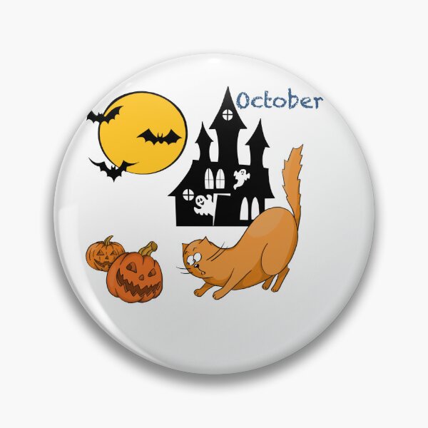 Item preview, Calendar. Adventures of a red cat. October designed and sold by Tetiana Pohurska.
