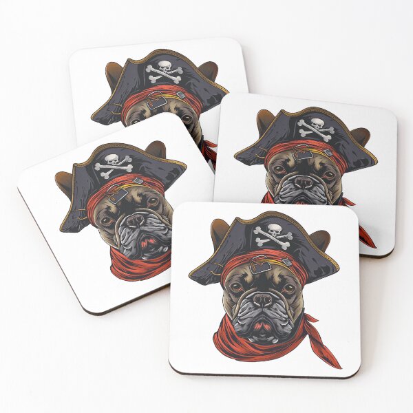 Aperçu de l'œuvre Bouledogue pirate créée et vendue par Wild-Co.